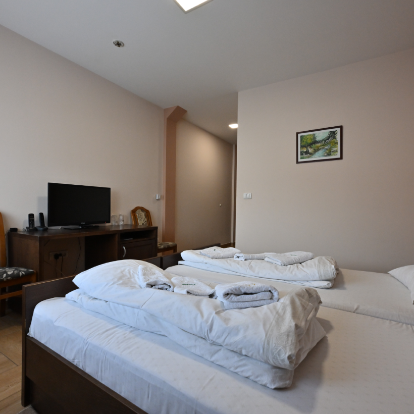 Soba 210 sa dva odvojena kreveta – Hotel Lane Sjenica